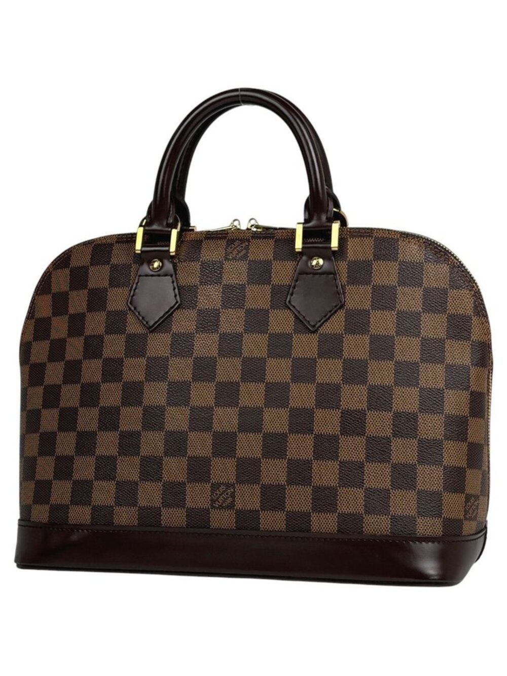 Louis Vuitton Alma Handbag Damier Brown